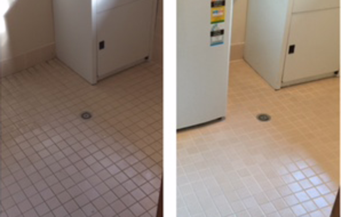 Laundry before and after Tile Rescue Lower Hunter